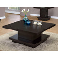 Cappuccino Wood Top Coffee Table