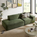 Restore 2 Piece Performance Fabric Upholstered Modular Loveseat