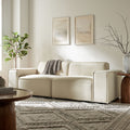 Restore 2 Piece Vegan Leather Modular Loveseat