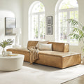 Restore 2 Piece Vegan Leather Modular Loveseat