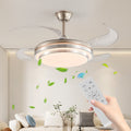 Retractable Ceiling Fan With Lights Remote Control