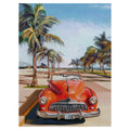 Retro Beach Day I By Studio Arts Wrapped Canvas Art Print