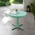 Crosley Furniture Aqua Metal Retro Side Table