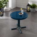 Crosley Furniture Retro Navy Metal Side Table