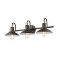 Copper Grove Charentsavan 3 Light Bronze Bath Bar
