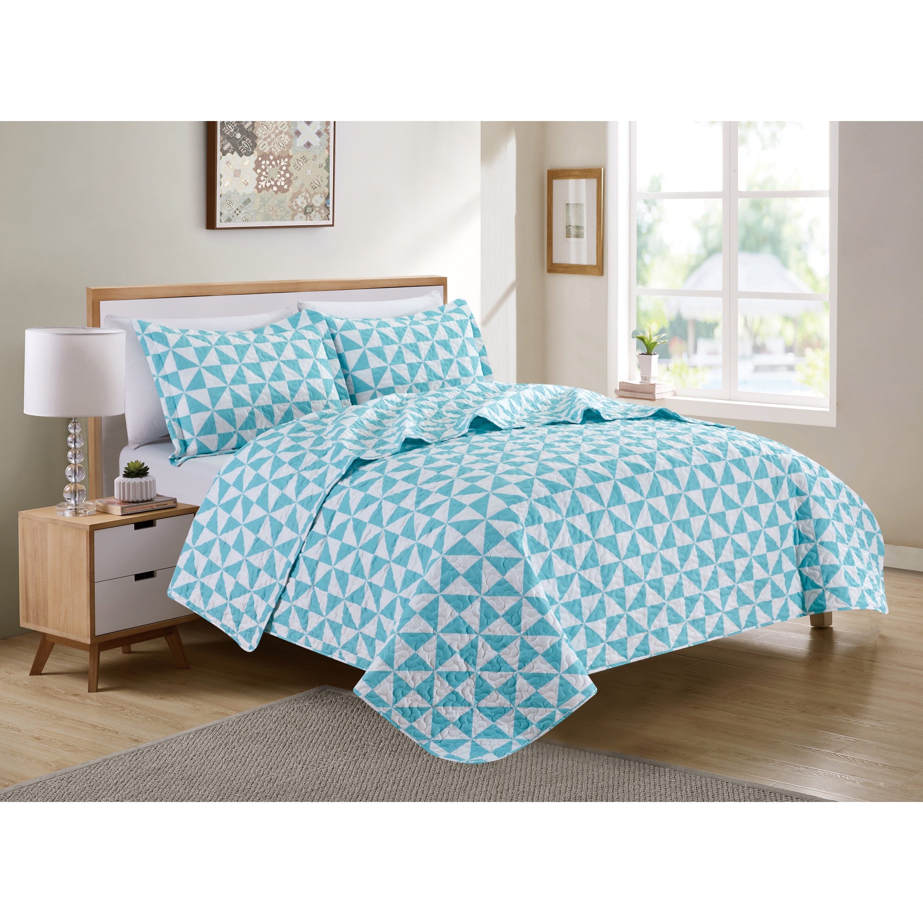 Retro Pinwheel Quilt Set Christopher Knight Collection