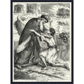 Return Of The Prodigal Son By English School Framed Canvas Wall Art Print