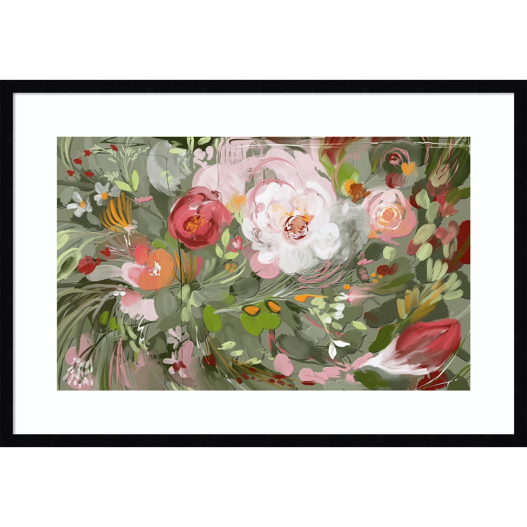 Return By Josie George Wood Framed Wall Art Print Svelte Noir Black