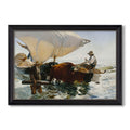 Return From Fishing 1894 Joaquin Sorolla Custom Framed Canvas