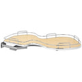 Rev A Shelf 5371 18 L 5371 Series Left Handed Blind Corner Single Tier Base Cabinet Organizer For 18 Cabinet Opening