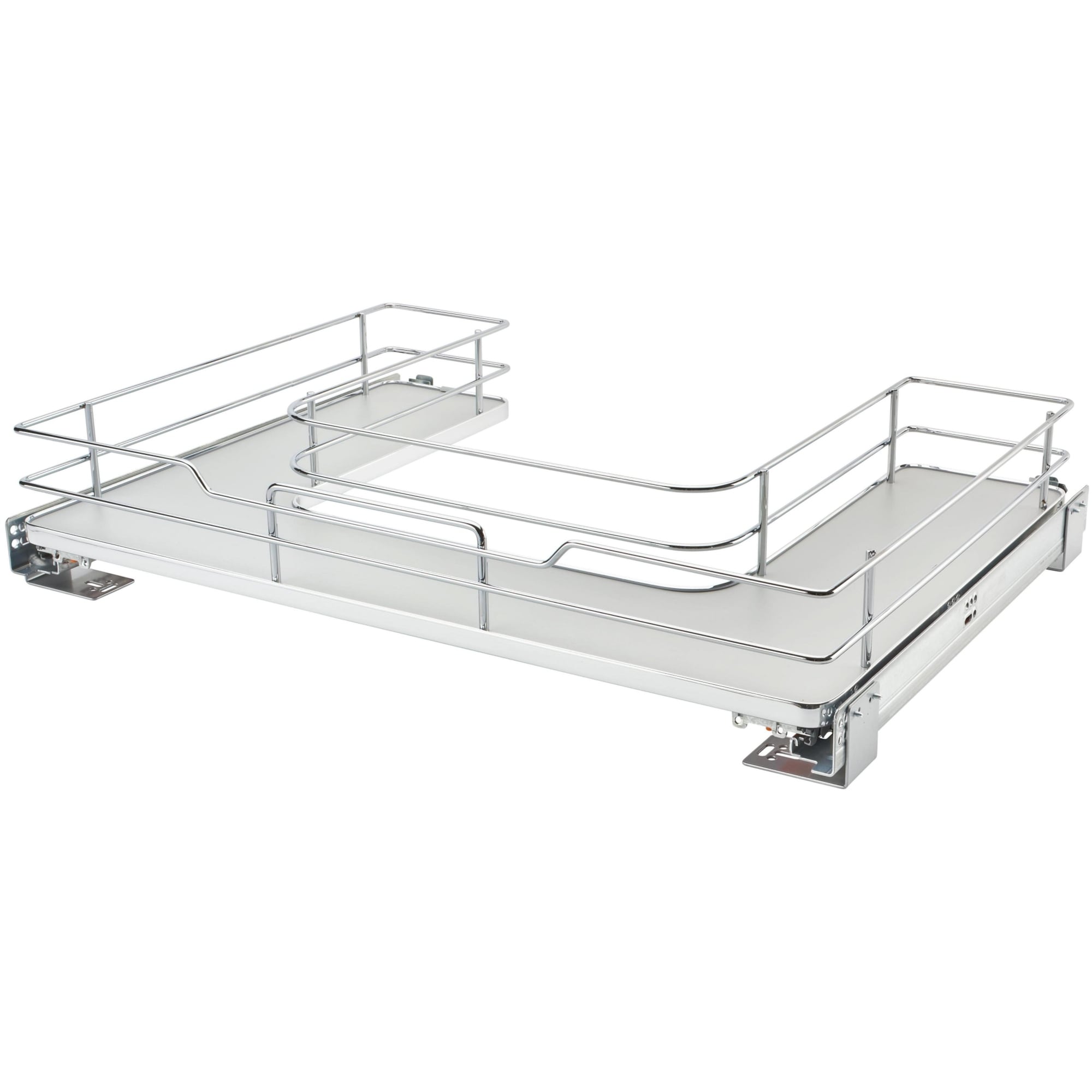 Rev A Shelf 5386 30Bcsc 5386 Series 30 Pull Out Base Organizer With One Shelf And Soft Close Slides N A