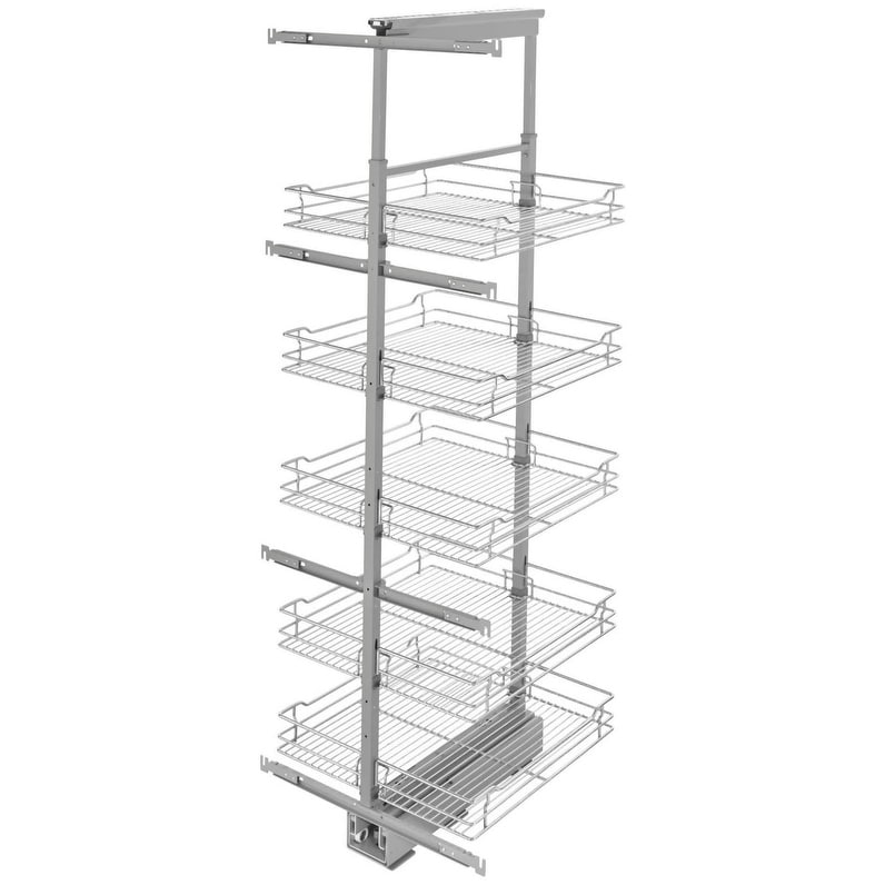 Rev A Shelf 5758 20 1 5700 Series 20 By 58 Tall One Tier Pull Out Chrome
