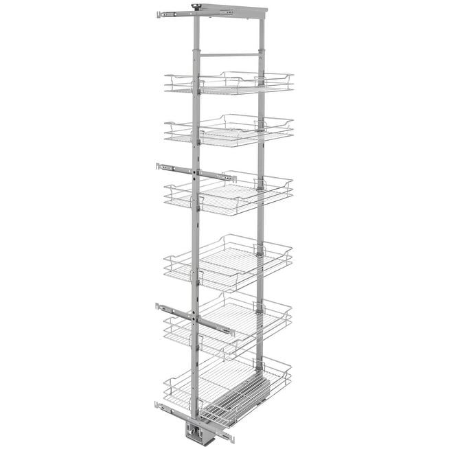 Rev A Shelf 5773 16 1 5700 Series 16 By 74 Tall One Tier Pull Out Chrome