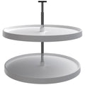 Rev A Shelf 3072 28 52 Value Line 28 Diameter Full Circle Two Shelf Lazy Susan Set With 26 31 Extension Shaft