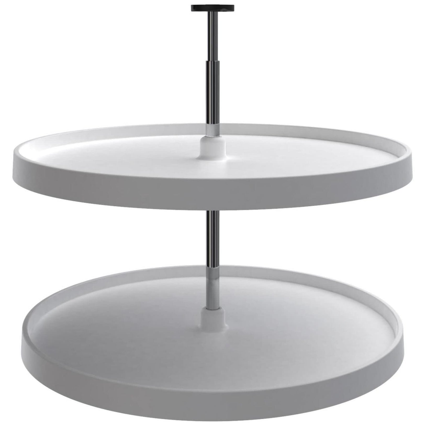 Rev A Shelf 3072 28 52 Value Line 28 Diameter Full Circle Two Shelf Lazy Susan Set With 26 31 Extension Shaft