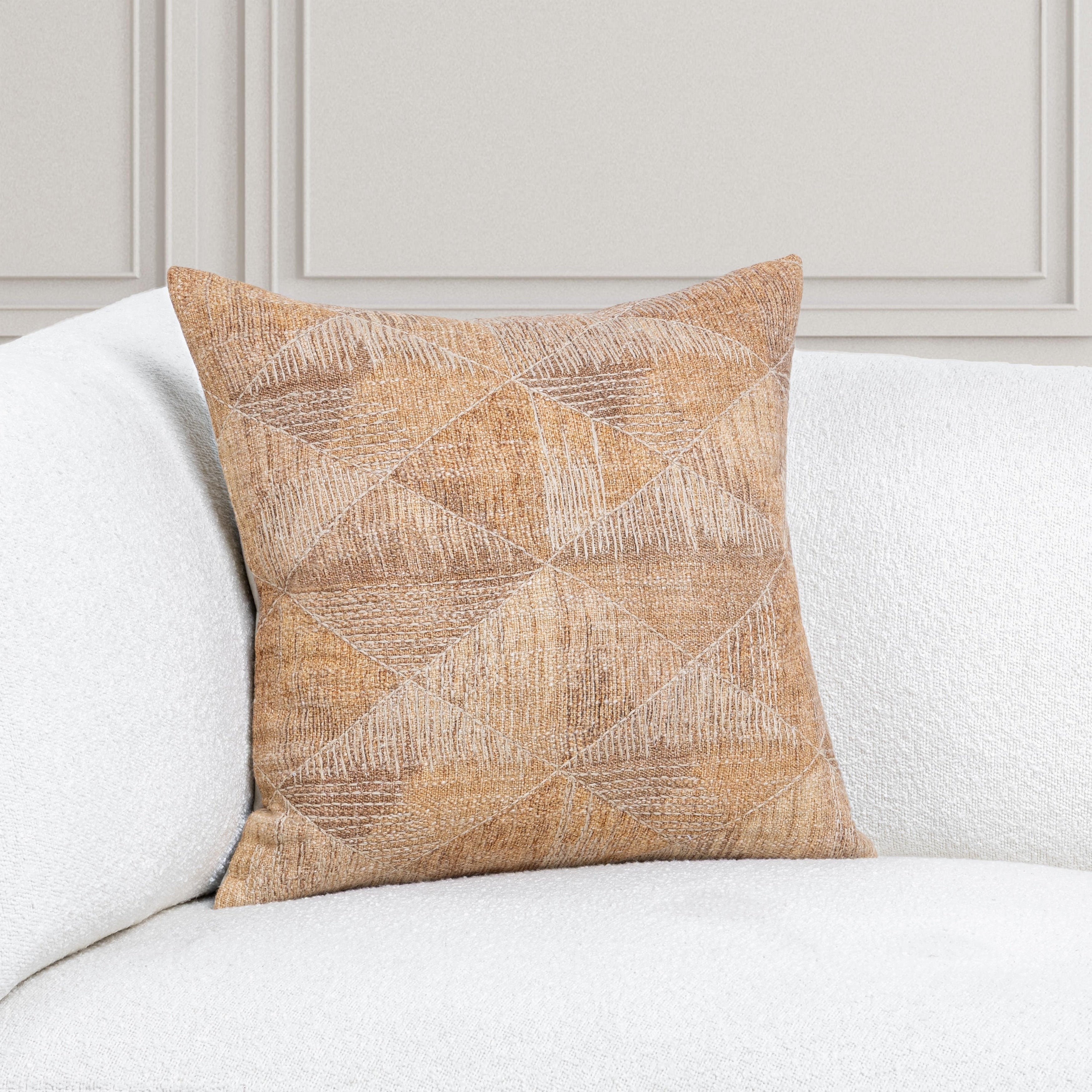 Rev Cotton Blend Throw Pillow