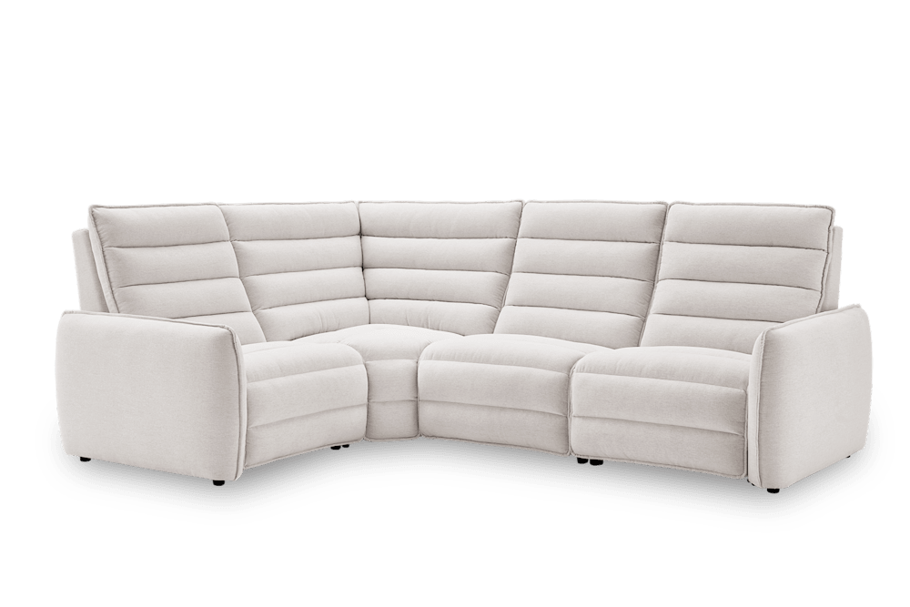 Reverie Performance Fabric Motion Recliner Chaise Sectional Sofa