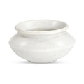 Reverie Vase Rajnagar White Marble Artisan Made Transitional Classic Form White