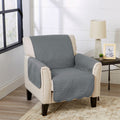Great Bay Home Elenor Solid Reversible Chair Furniture Protector