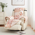 Great Bay Home Patchwork Scalloped Printed Recliner Protector
