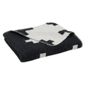 Reversible Plus Sign Design Throw