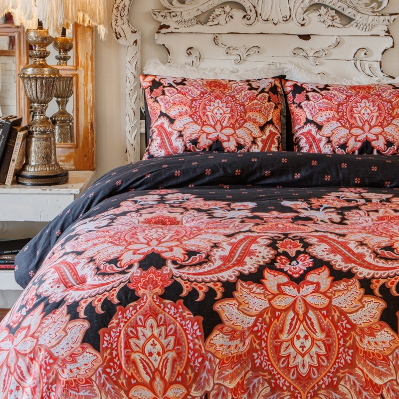 Rhapsody Cotton Sateen Reversible Comforter Set By Junk Gypsy