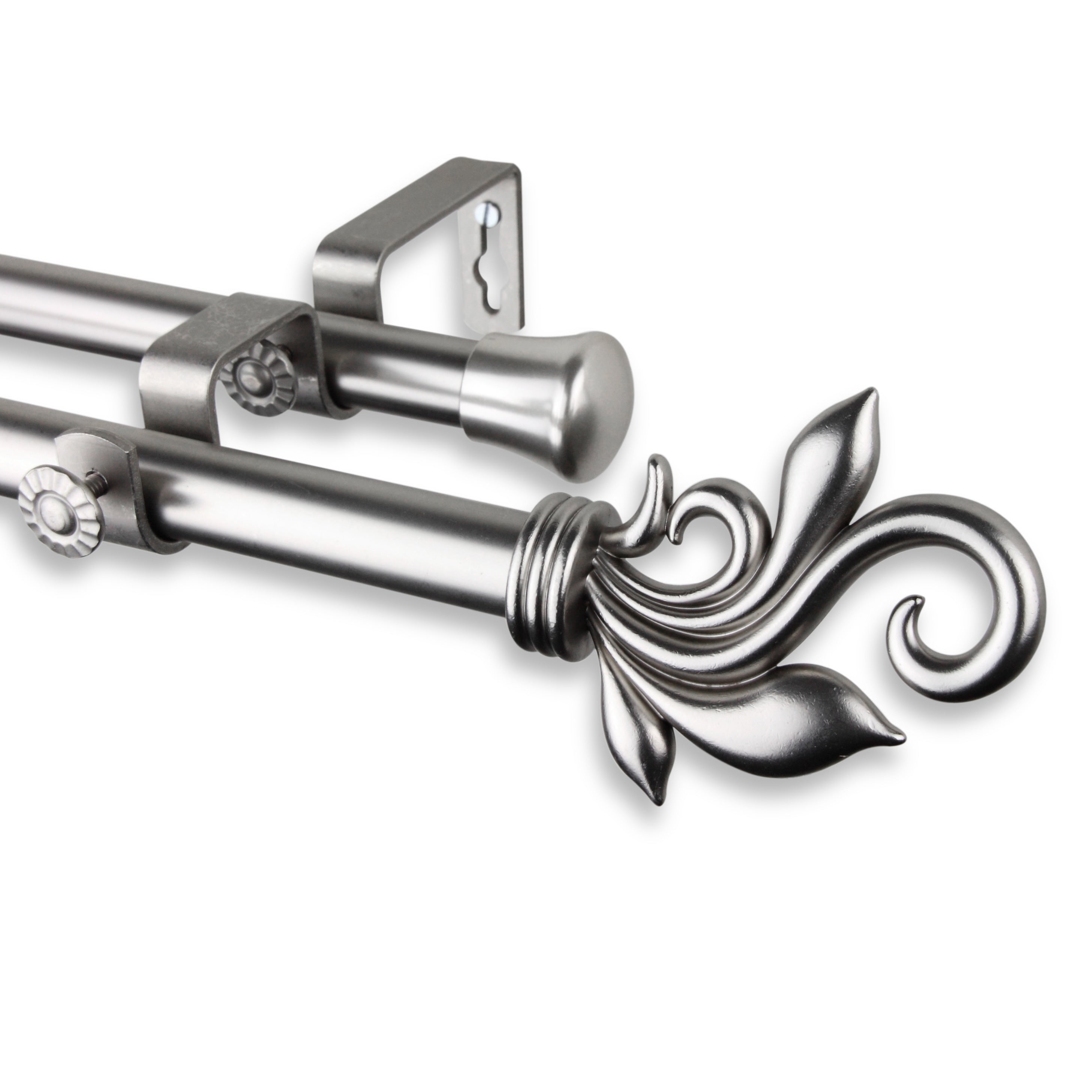 Instyledesign Rhea Adjustable Double Curtain Rod