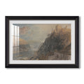 Rheinfels Looking To Katz And 1817 Jmw Turner Custom Framed Print