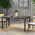 Rhode Island Outdoor Wicker Rectangular Dining Table Only By Christopher Knight Home