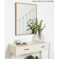 Rhodes Framed Decorative Rectangle Wall Mirror