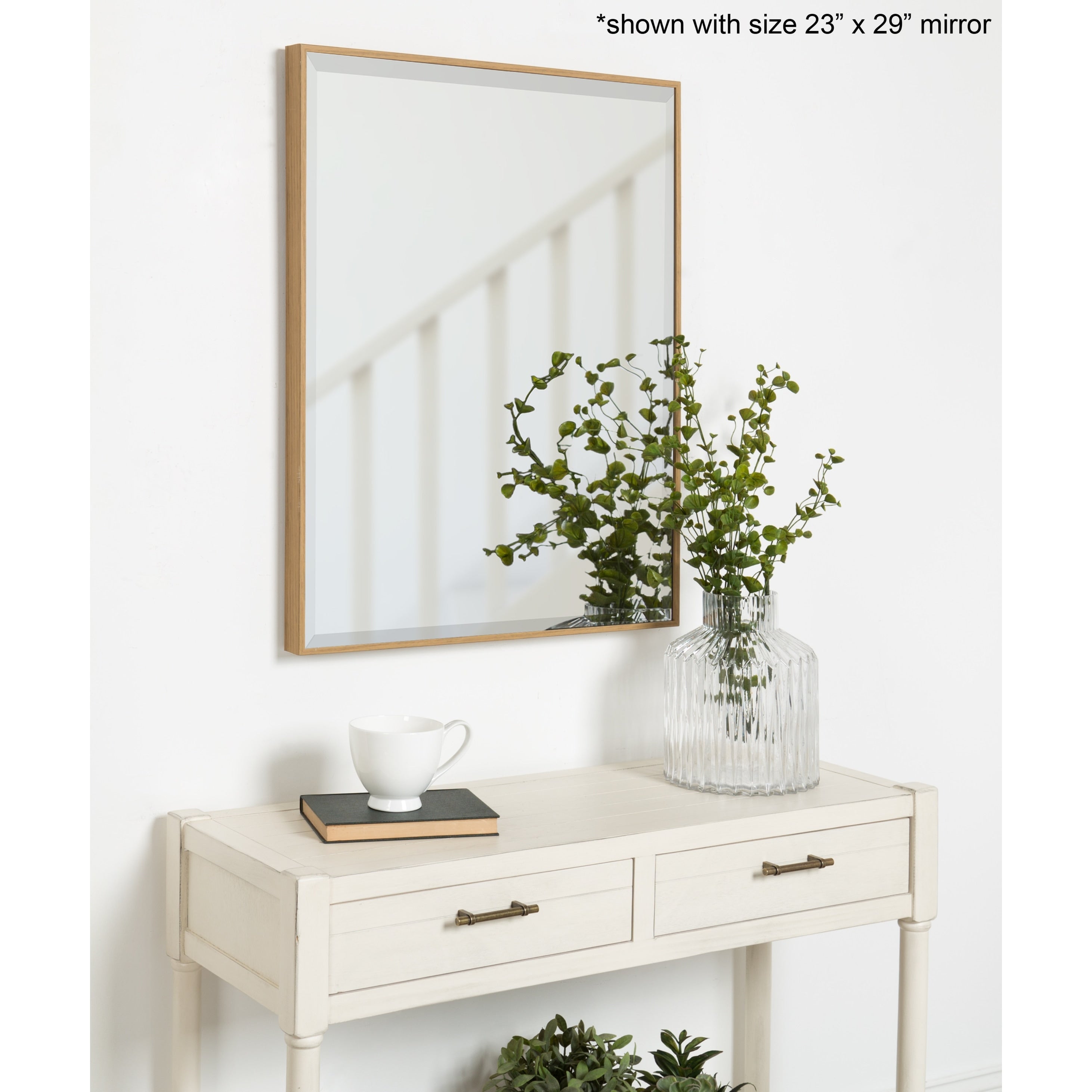 Rhodes Framed Decorative Rectangle Wall Mirror