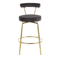 Silver Orchid Caines Glam Counter Stool Set Of 2