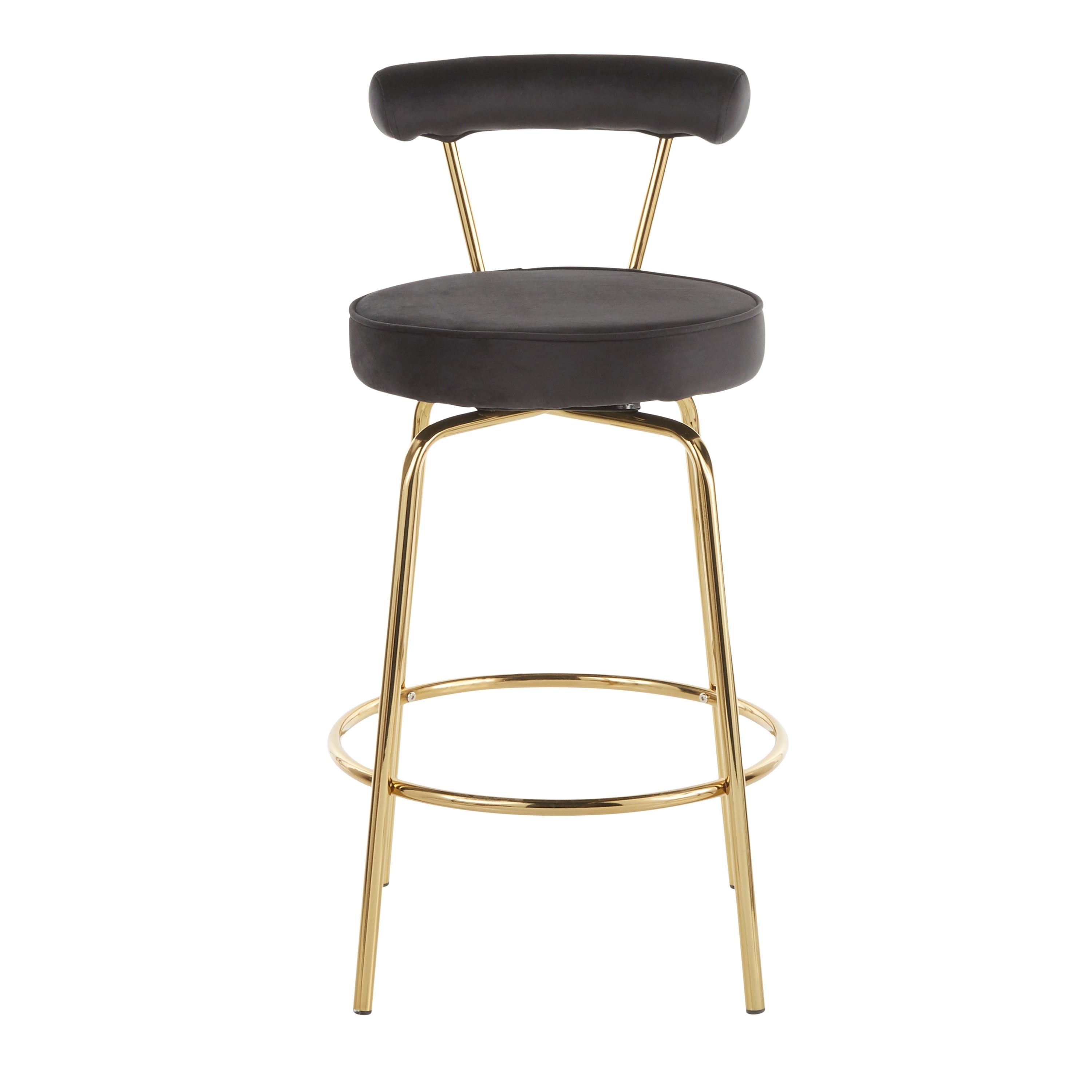 Silver Orchid Caines Glam Counter Stool Set Of 2