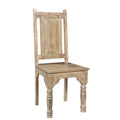 Rhu Home Driftwood Carved Chair Set Of 2