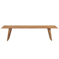 Rhu Home Solid Wood Angled Leg Bench 70 Inch