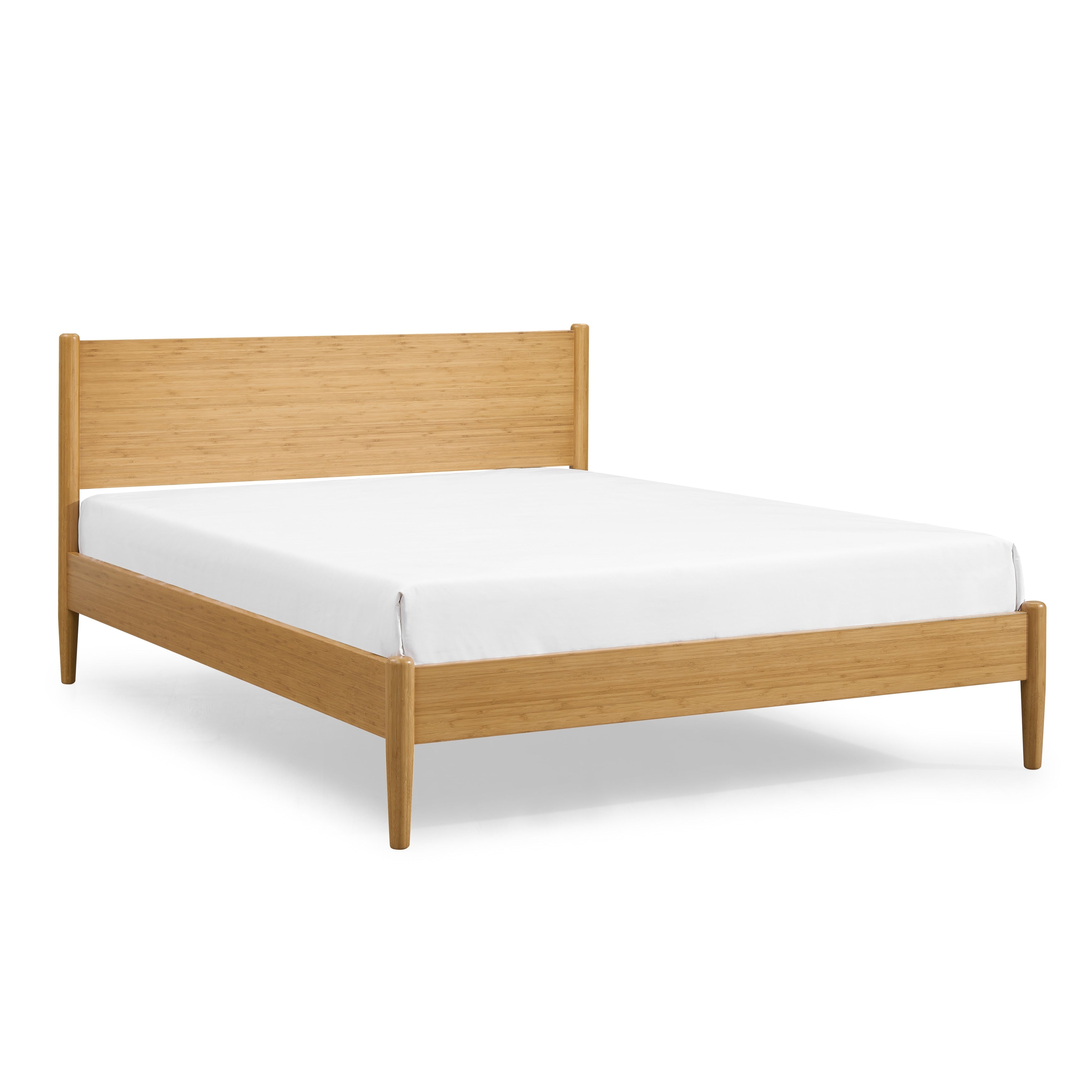 Ria Eastern King Platform Bed Caramelized