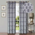 Superior Ribbon Blackout Grommet Curtain Panel Pair