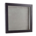 Rich Dark Brown Wood Shadow Box Frame With Acrylic Front Light Brown Suede Backing 30 Sizes