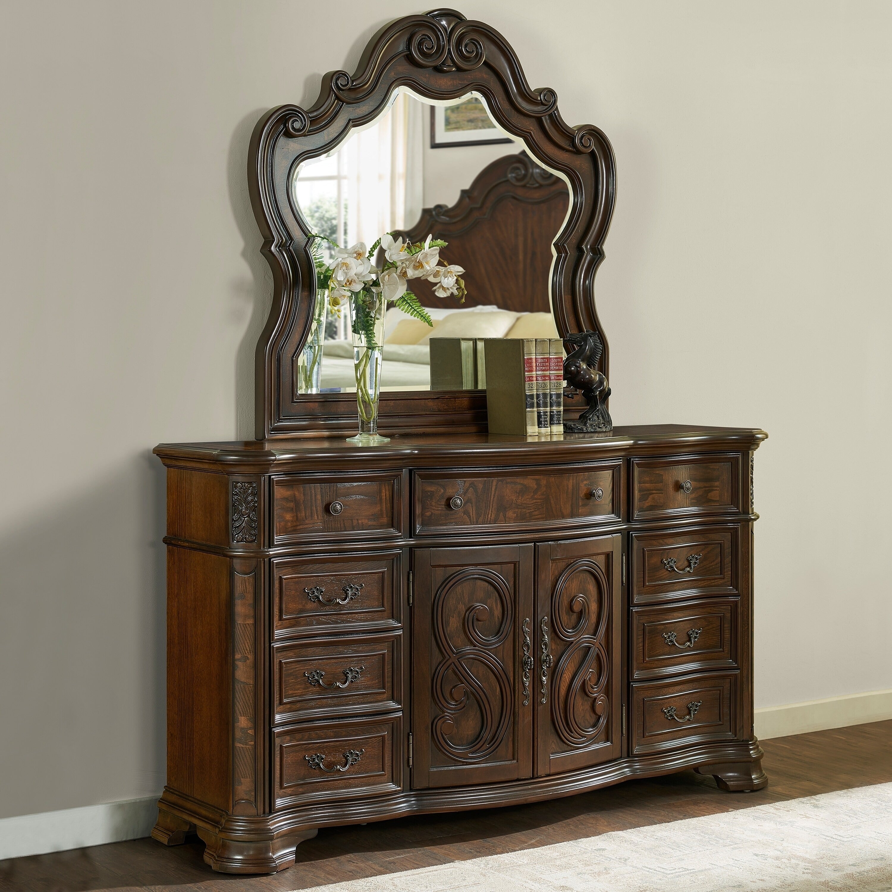 Richland 8 Drawer Dresser And Mirror By Greyson Living
