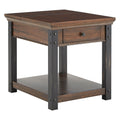 Richter Dark Cherry Finish End Table By Inspire Q Classic