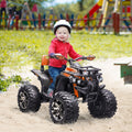 Ride On Atv With Led Lights 12V Ride On Atv Off Road Toy Car Battery Powered Electric Car With Music