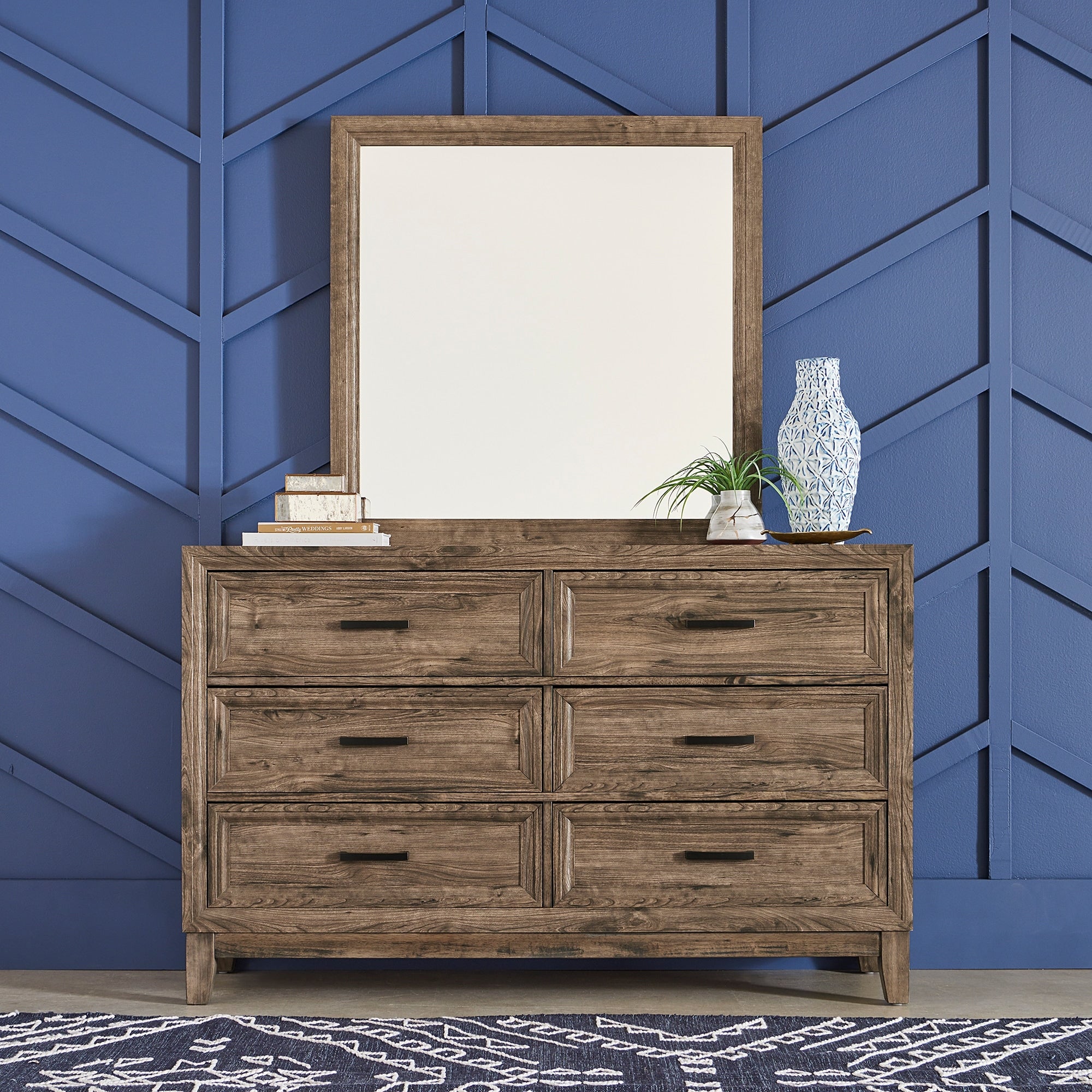 Ridgecrest Cobblestone Dresser And Mirror