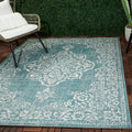 Ridha Oriental Indoor Outdoor Area Rug