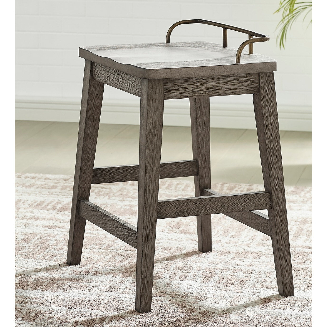 Rigby Smokey Oak Counter Stool By Greyson Living Counter Stool