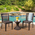 Riggs Outdoor 3 Piece Round Wicker Chat Set By Christopher Knight Home