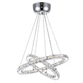Silver Orchid Brinley Led Chandelier With Chrome Finish