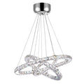 Chrome Finished Stainless Steel Led Chandelier