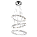 Chrome Finish Stainless Steel Led Chandelier
