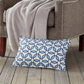 Rings Cotton Canvas 14 Inch X 22 Inch Pillow