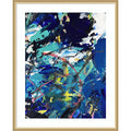 Riptide Abstract 1423 By Preston Harmon Wood Framed Wall Art Print
